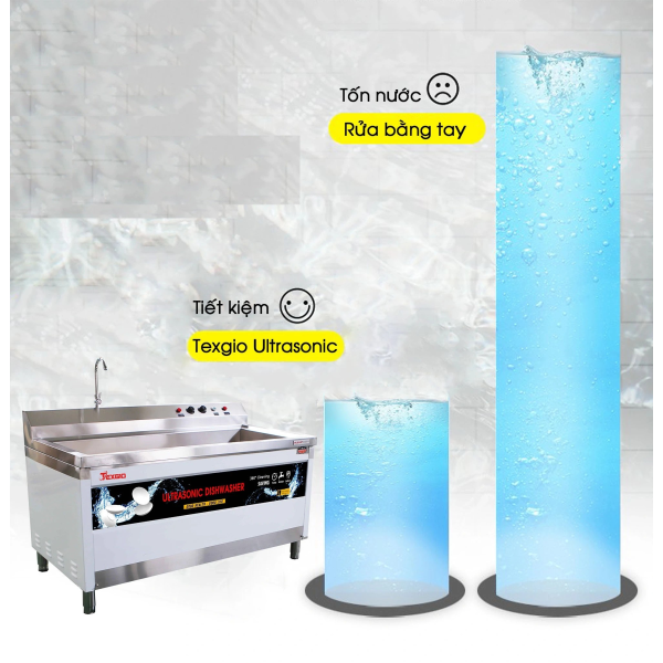 Máy rửa chén bát công nghiệp UltraSonic Texgio Classic TGU-1500SS