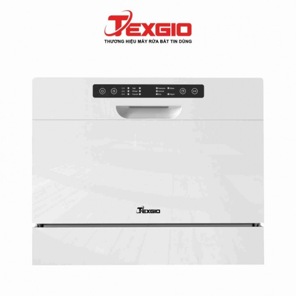 MÁY RỬA CHÉN Texgio TG-DT2022A Mini 6 Bộ Sấy Nhiệt Dư
