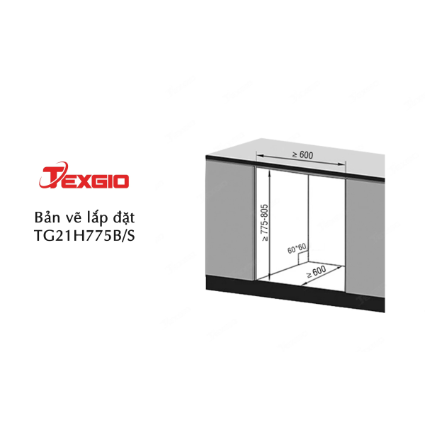 Máy rửa chén Texgio TG21H775S