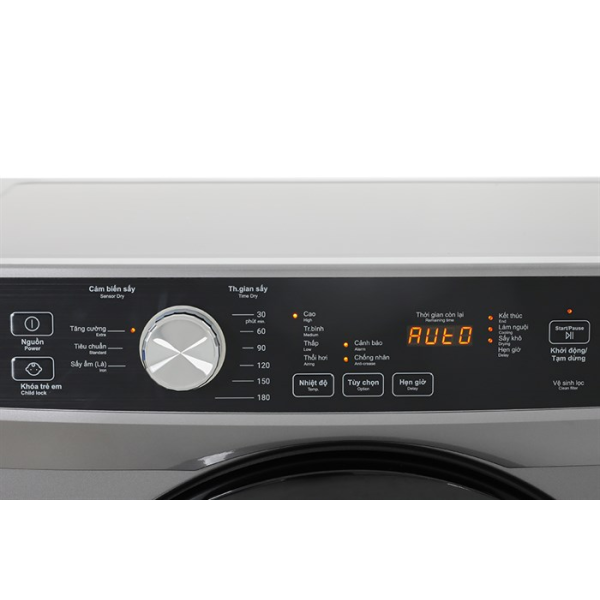 Máy sấy thông hơi Aqua 8 kg AQH-V800H.SS