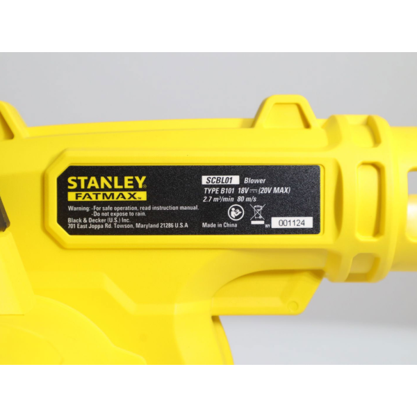Máy thổi lá dùng pin 20V Fatmax Stanley SCBL01 (Chưa pin và sạc)