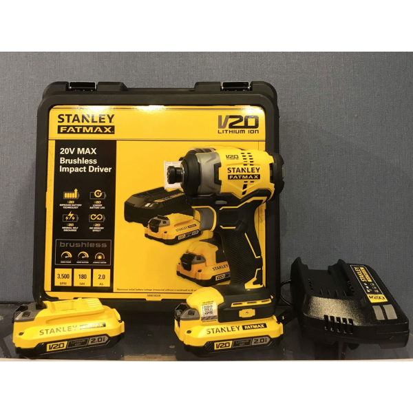 Máy vặn vít dùng pin 20V Stanley SBI810D2K