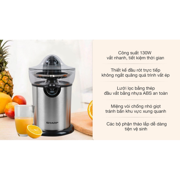 Máy vắt cam Sharp EJ-J130-ST