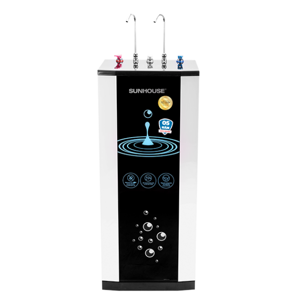 Máy lọc nước R.O nóng lạnh 10 lõi SUNHOUSE SHR76210CK
