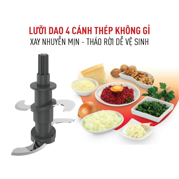  Máy xay thực phẩm Tefal Essential MB520138
