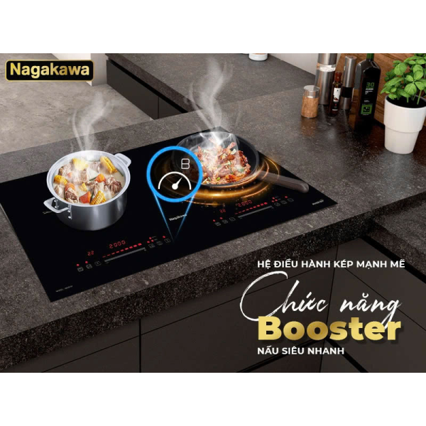 Bếp Điện Từ Đôi Nagakawa NDI9191