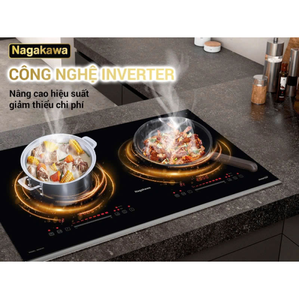 Bếp Điện Từ Đôi Nagakawa NDI9191