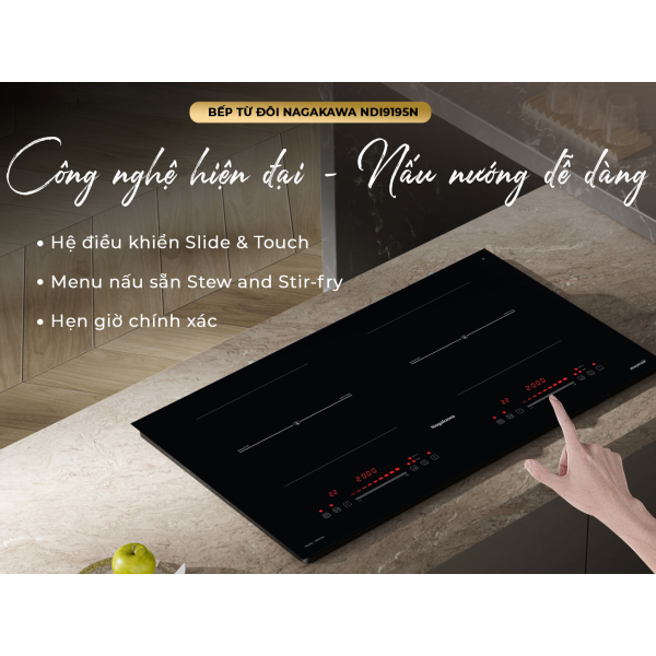 Bếp Điện Từ Đôi NDI9194 Công suất 4000W