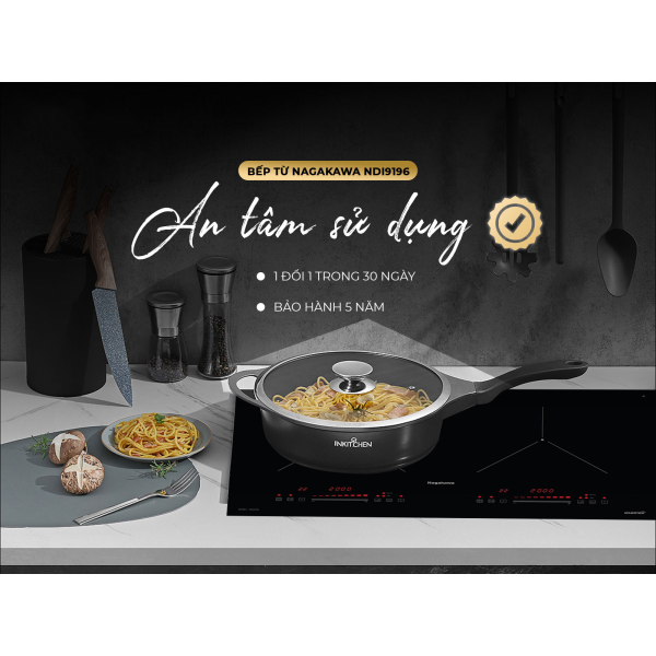 Bếp Điện Từ Đôi Nagakawa NDI9196 4000W