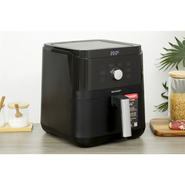 Nồi chiên không dầu Sharp KF-AF60EV-BK