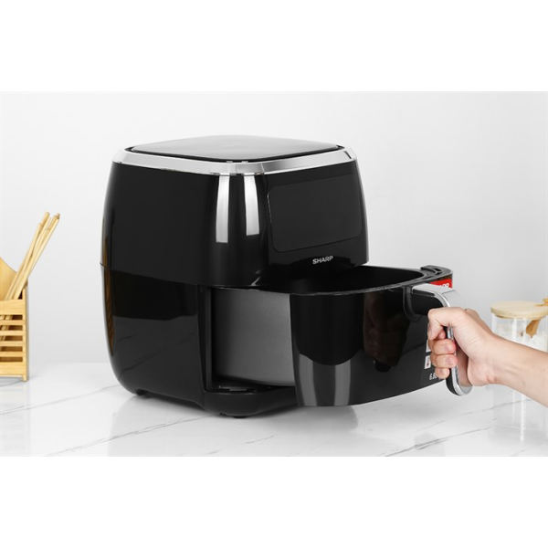 Nồi chiên không dầu Sharp KF-AF68EPV-BK