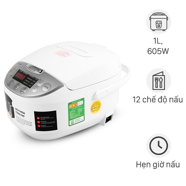 NỒI CƠM ĐIỆN TỬ TOSHIBA RC-10DH2PV(W)