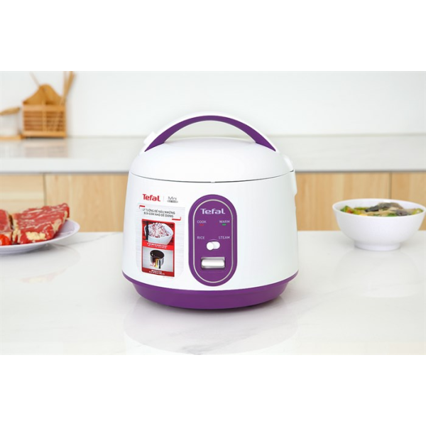 Nồi cơm nắp gài Tefal 0.7 lít RK224168
