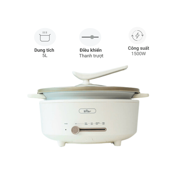 Nồi Lẩu Điện Bear 5L SB-NL05F