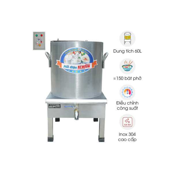  Nồi nấu phở NewSun 60 lít