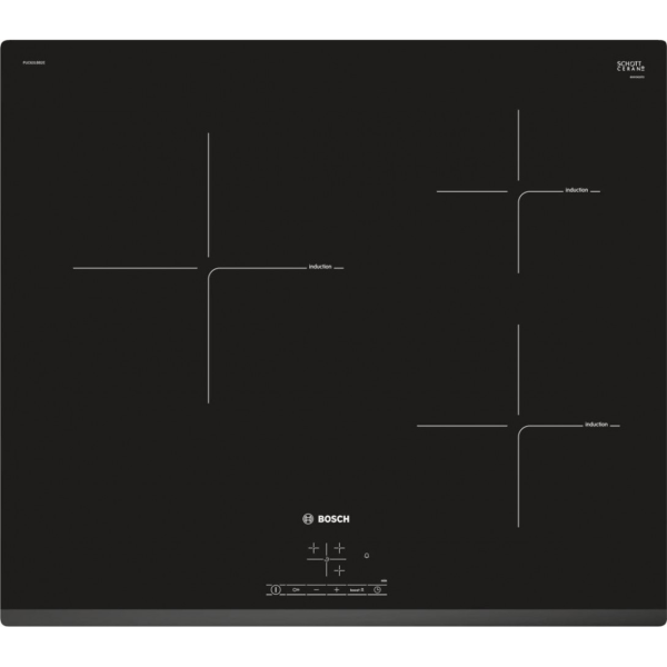 Bếp từ 3 Vùng nấu Bosch PUC61KAA5E-Seri 2-60cm Màu đen