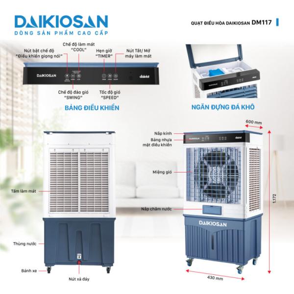 Quạt Điều Hòa Daikiosan DM117