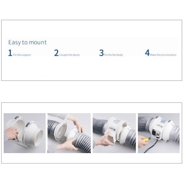  Quạt thông gió hỗn hợp Nanyoo DPT-125P