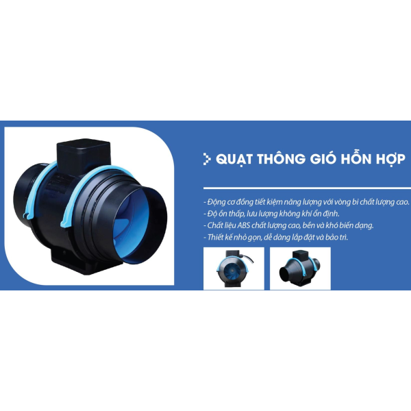 Quạt thông gió hỗn hợp Nanyoo DPT-150P