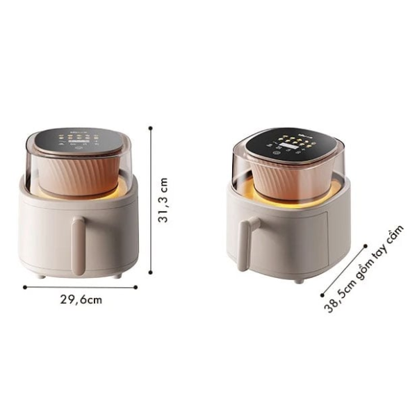 Nồi chiên không dầu Bear QZG-F15G1 (6 lít)