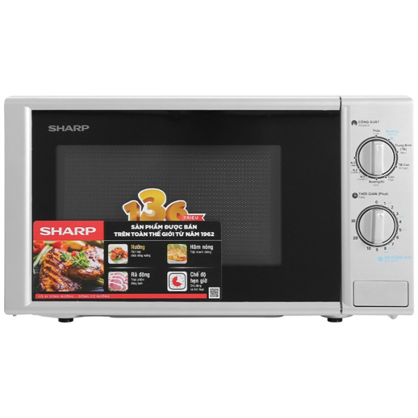 Lò vi sóng cơ có nướng Sharp R-G228VN-SL