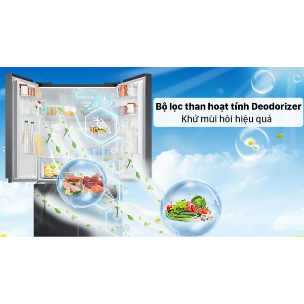 Tủ lạnh Samsung Inverter 488 lít Multi Door RF48A4000B4/SV 