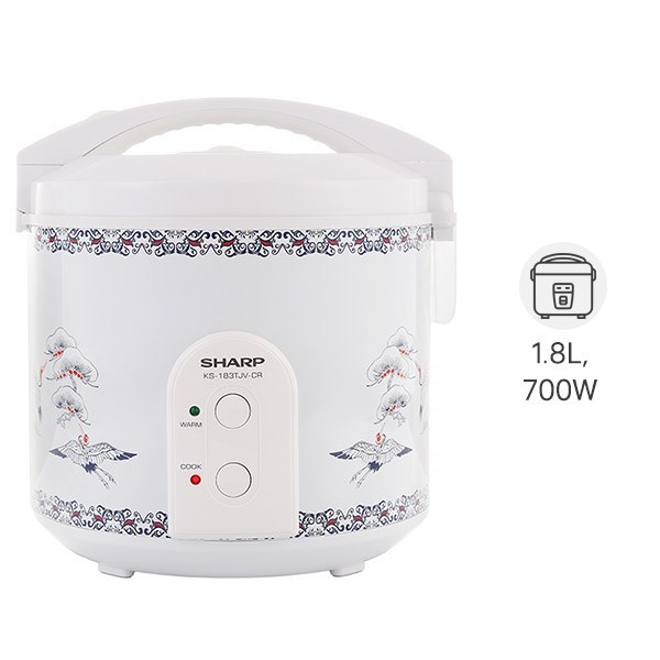Nồi cơm điện nắp gài Sharp KS-183TJV-CH/CR