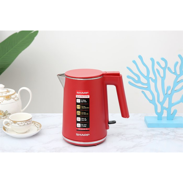 Bình đun siêu tốc Sharp EKJ-10DVPS-BK/RD