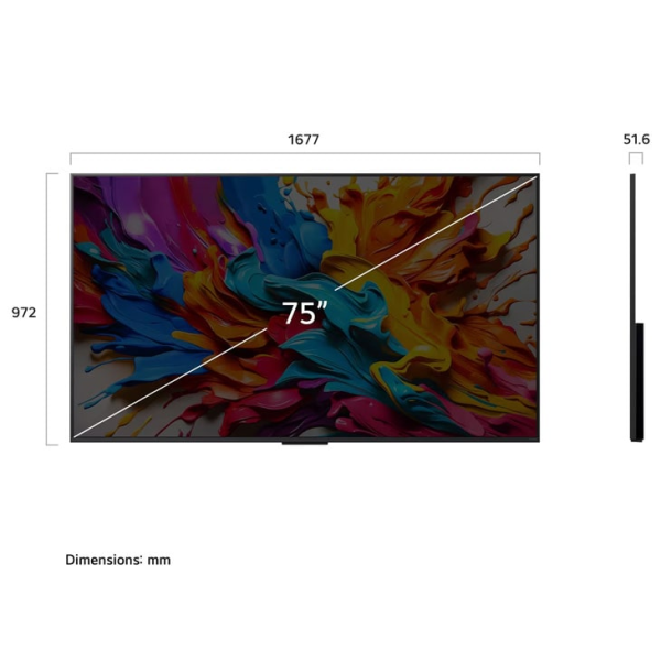 Smart Tivi LG AI MiniLed Evo QNED 4K 75 inch 75QNED9MASA (Model 2025)