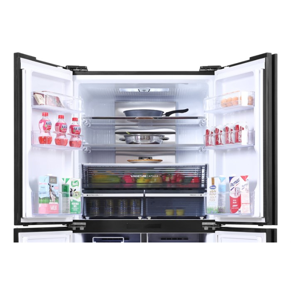 Tủ lạnh Sharp Inverter 525 lít Multi Door SJ-FXP600VG-BK