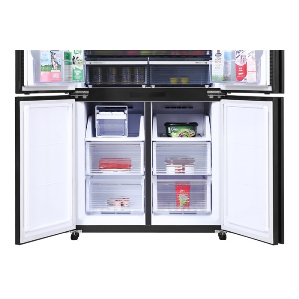 Tủ lạnh Sharp Inverter 525 lít Multi Door SJ-FXP600VG-BK