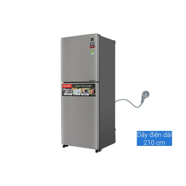 Tủ lạnh Sharp Inverter 330 lít SJ-XP352AE-SL
