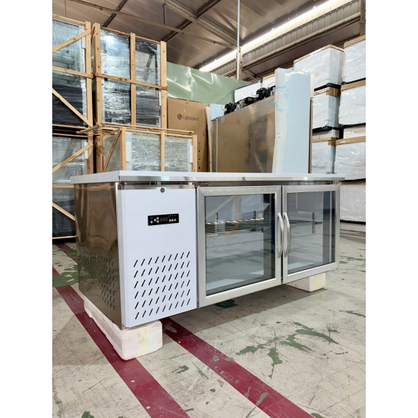 Tủ bàn Mát Cửa Kính Lightcool 1M8 BL-1800 380L