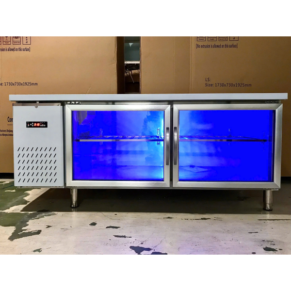 Tủ bàn Mát Cửa Kính Lightcool 1M8 380L BL-1800 A-ECO TIẾT KIỆM ĐIỆN