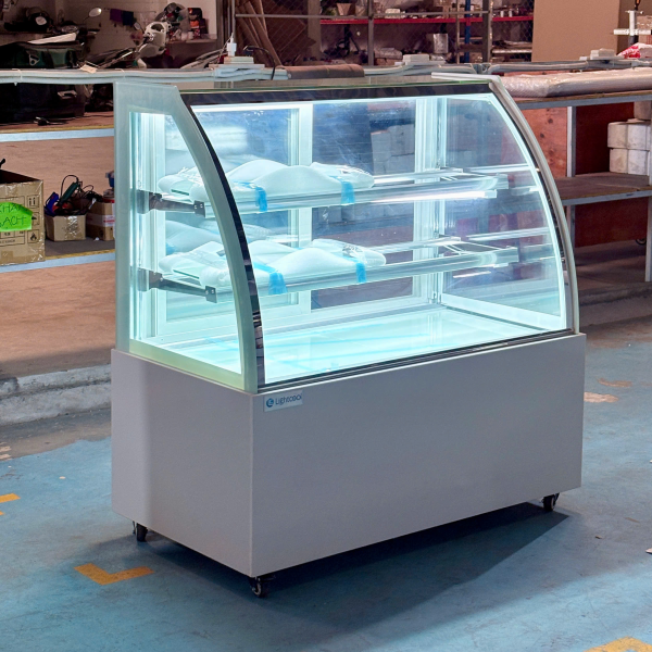 Tủ trưng bày bánh kem Lightcool Kính Cong DG-1200Y 1m2