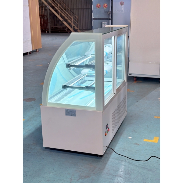 Tủ trưng bày bánh kem Lightcool Kính Cong DG-1200Y 1m2