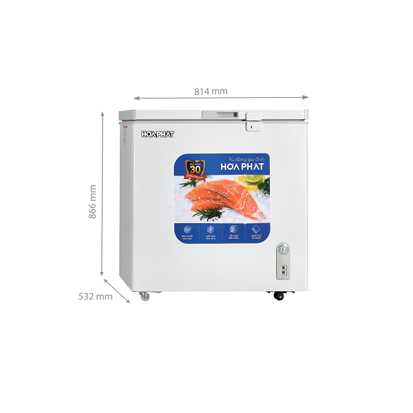 Tủ đông Hòa Phát 162 lít HPF AN6162