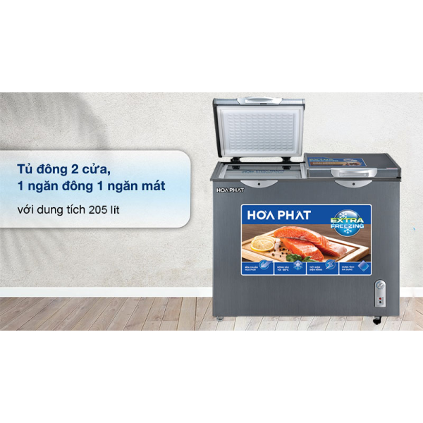 Tủ Đông Hòa Phát 205 lít HPF BD6205G