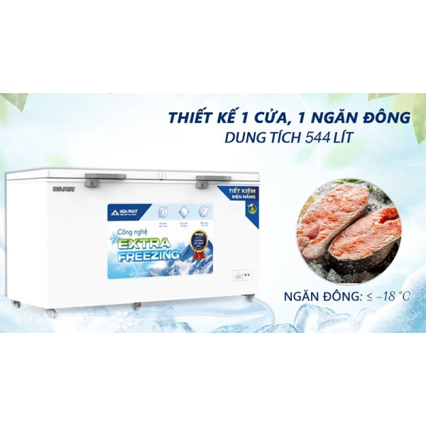 Tủ đông Hòa Phát 544 lít HPF AD6544
