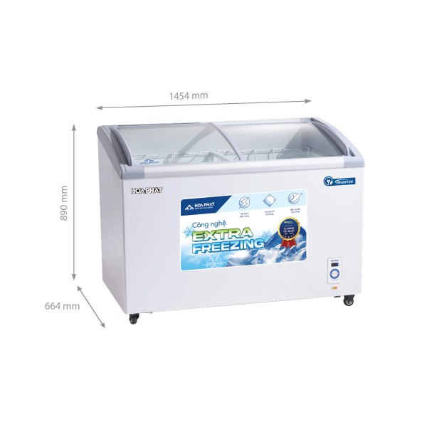 Tủ đông Hòa Phát cánh kính 451 lít HSF AD8451.C1