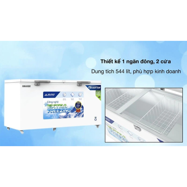 Tủ đông Inverter Hòa Phát 544 lít HPF AD8544