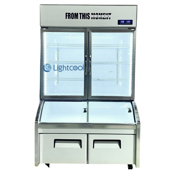 Tủ đông mát 3 cánh tích hợp 3 chế độ Lightcool LS-1800F 1.8M 1103L