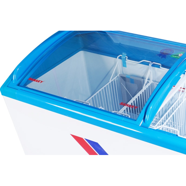 Tủ Đông Mặt Kính Cong Sanaky 280lít VH-382KB