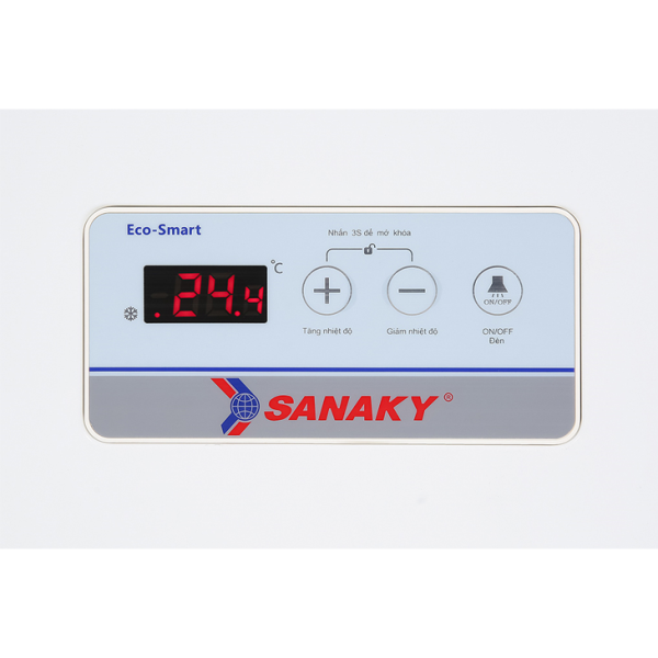 Tủ Đông Mặt Kính Cong Sanaky 280lít VH-3899K3B