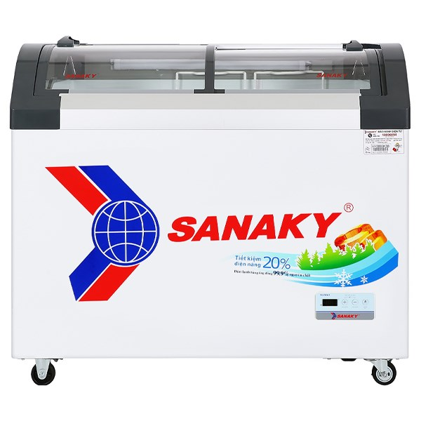 Tủ Đông Mặt Kính Cong Sanaky 280lít VH-3899KB