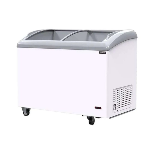Tủ đông mặt kính cong Sanden SNC-0355 327L