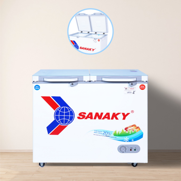 Tủ đông mát Sanaky 400lít VH4099W2KD