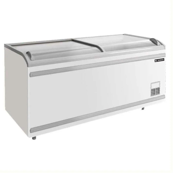Tủ đông nằm cửa kính cong Sanden SNC-0855 800L