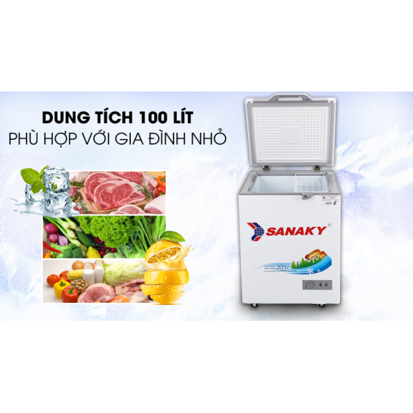 Tủ Đông Sanaky 100 Lít Sanaky VH-1599HYKD