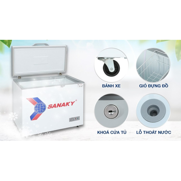 Tủ Đông Sanaky 208lít VH-255HY2 